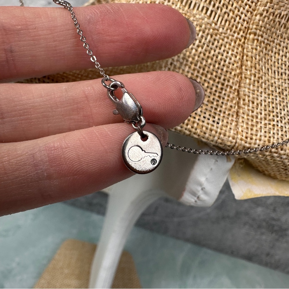 The Giving Keys Silver HOPE Key Necklace - Picture 6 of 6